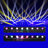 2-Pack 100W RGBW Moving Head Stage Lights, Sound Activated LED Party & Disco Lights