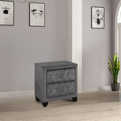 Table de chevet 2 tiroirs Rausch