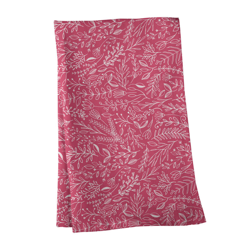Mcguigan Tea Towel Kitchen Towel, Red, Poly Twill