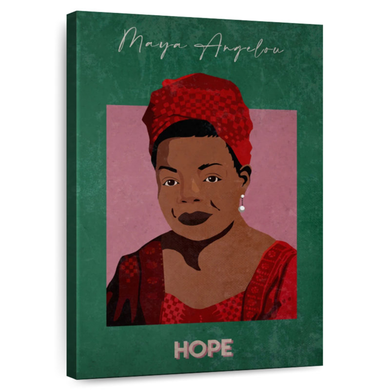 Maya Angelou Hope, 48" H x 32" W
