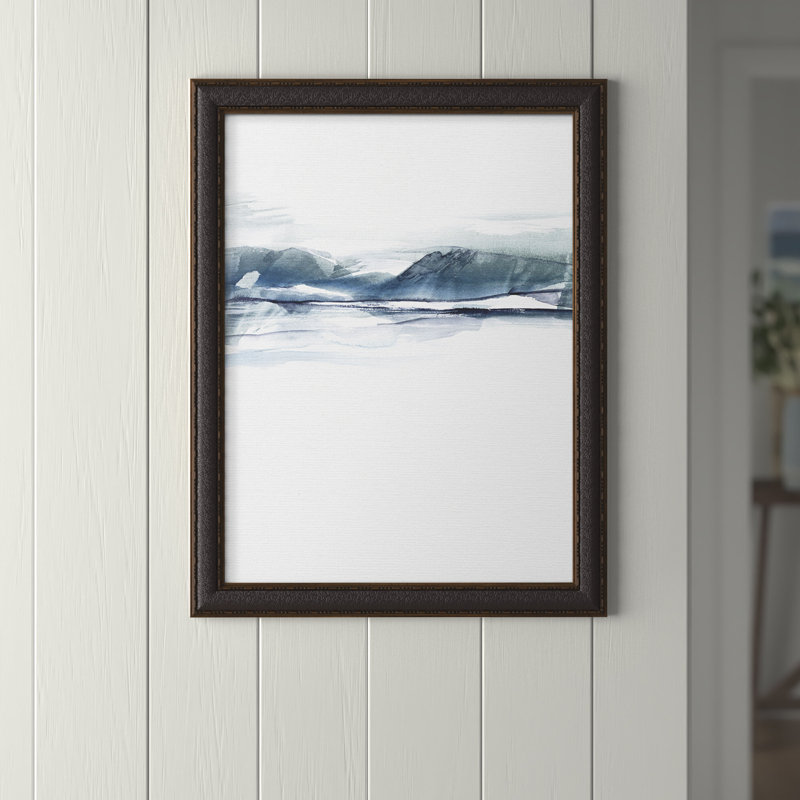 Toile encadrée de qualité supérieure Zayn Horizon I - prête à être accrochée, H 20 po x l 16 po x P 2,5 po
