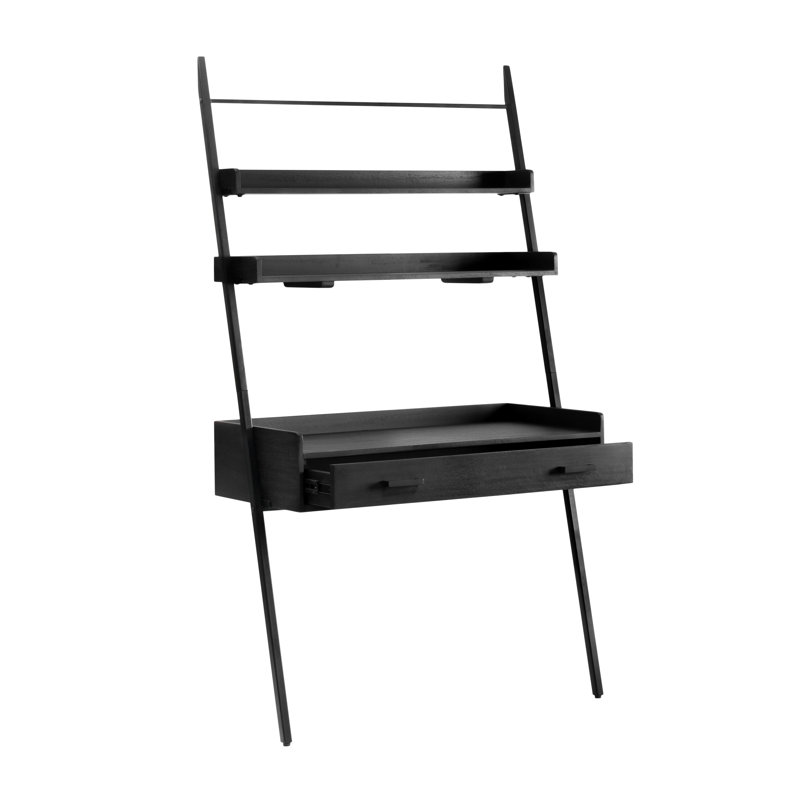 Bureau incliné / échelle Innes, Noir / Noir