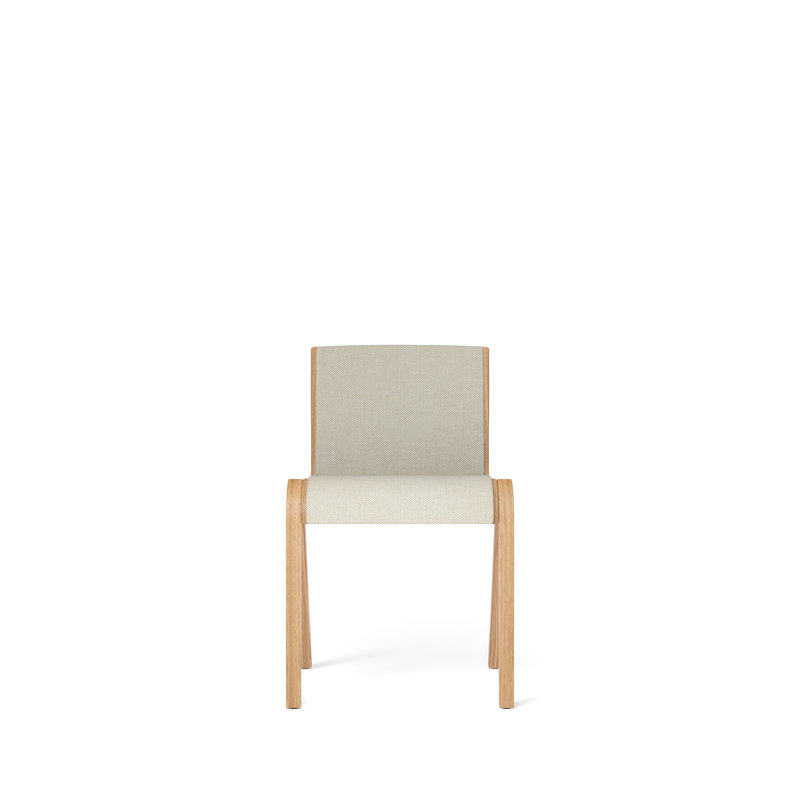 Ready Upholstered Dining Chair, Red Stained Oak, Bouclé 02 Acrylic