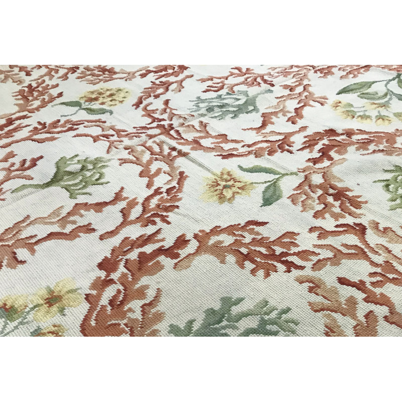 Hand-Knotted High-Quality Beige Area Rug
