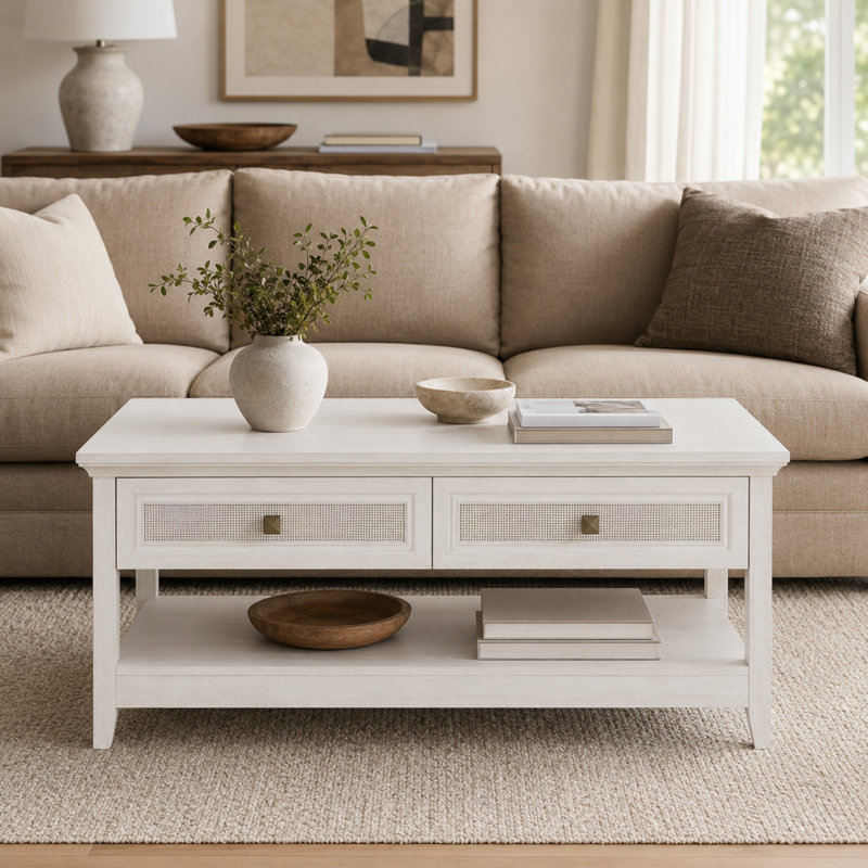 Table basse 44 "en rotin