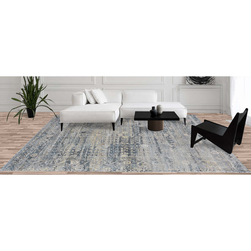 Abstract Area Rug, Rectangle 5' x 8'