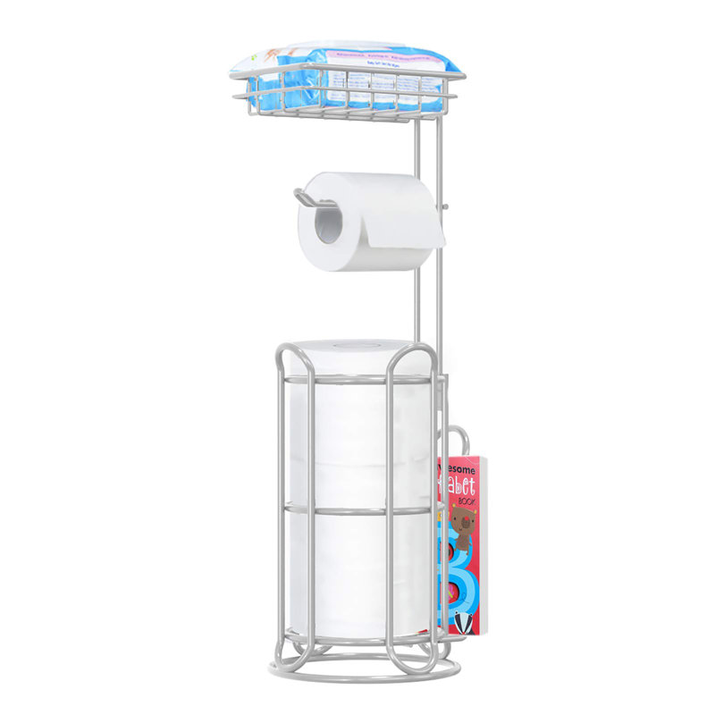Free Standing Toilet Paper Holder, Chrome