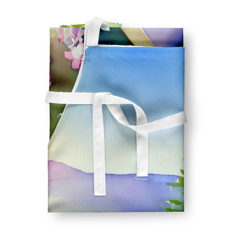 Iris du Tennessee en tablier aquarelle, Vert, Idaho Syringa