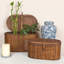 Edelie Coastal Rattan Storage Bin - Set of 2-561340211