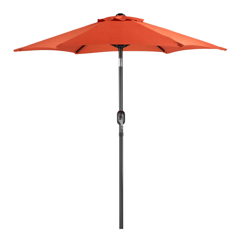VonHaus Parasol 2M, Burnt Orange