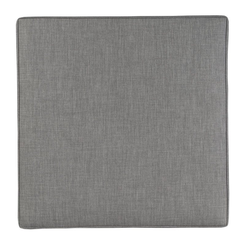Celeste Square Ottoman, Gray