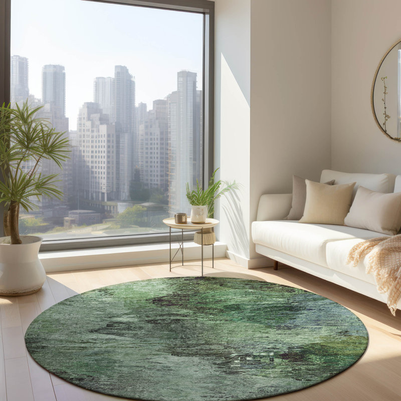Tapis intérieur / extérieur Decicco, Rond 8 pi