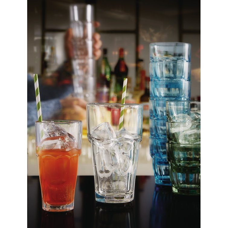 Bormioli Rocco Rock Bar Glass Tumbler Set of 6 - 9 oz