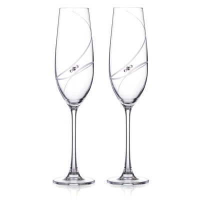 Allure 260ml Crystal Flute Set