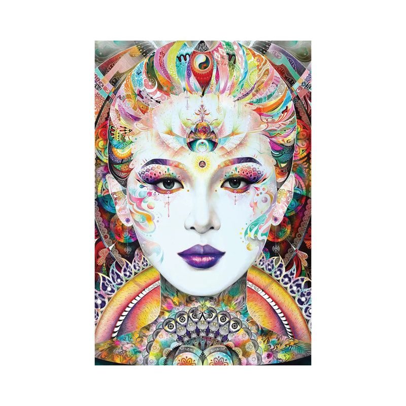 Guan Yin by Minjae Lee - Wrapped Canvas Print, 101.6 cm H x 66.04 cm W x 3.175 cm D