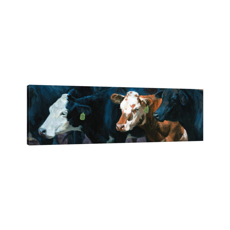 The Gossips by Jack Sorenson - Wrapped Canvas Panoramic Print, 30.48 cm H x 91.44 cm W