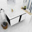 Jesiyah 39.62'' Single Bathroom Vanity with Ceramic Top