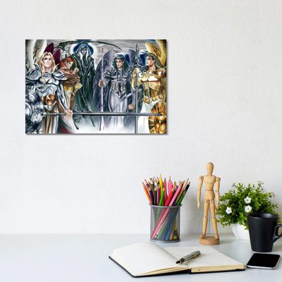 " Five Archangels " by Ruth Thompson Painting Print