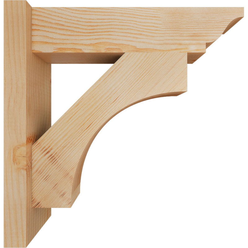Persienne en bois Westlake, Sapin Douglas de 5 1/2 po (lisse), P 18 po x H 18 po