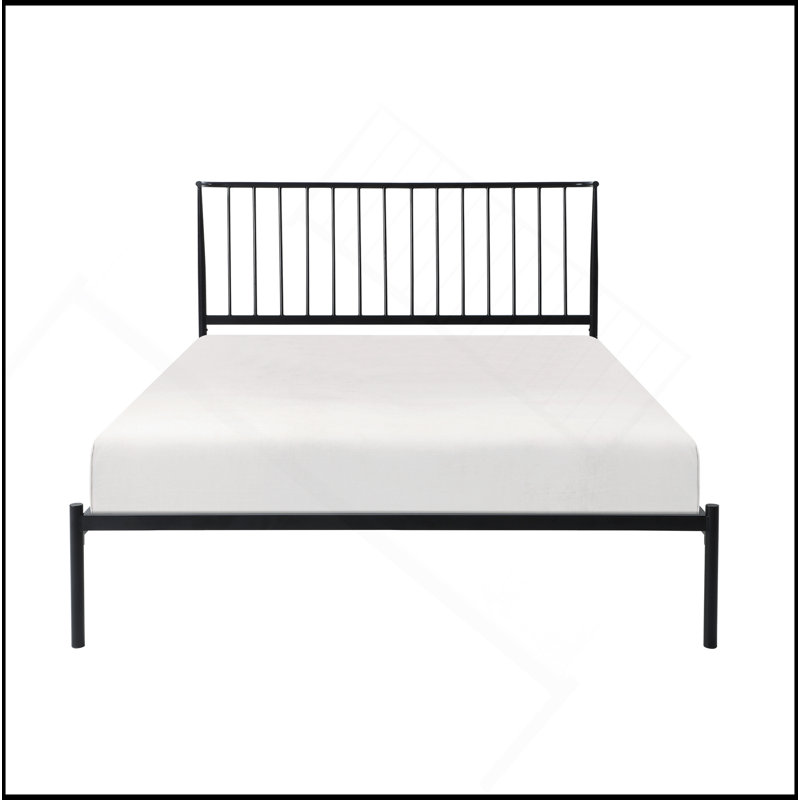 Mobilier de chambre à coucher 1pc, Noir, noir, noir, noir, Grand lit