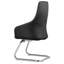 Fauteuil de bureau et de conférence en cuir Stiller - Siège de bureau avec accoudoirs fixes, soutien lombaire, base pivotante et structure en fer-1245559509