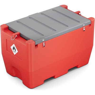 50 Gallon Portable Fuel Tank with 12V Pump – 10.6 GPM Flow Rate, Multi-Fuel Compatible