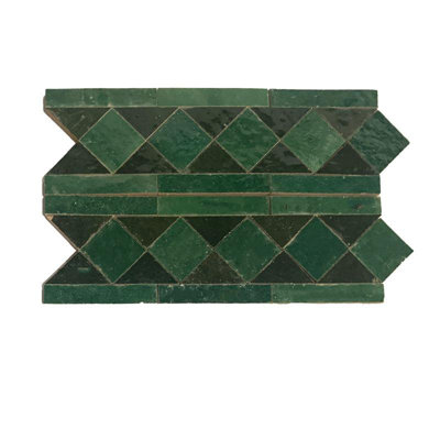 Dama 3.75" x 12" Clay Linear Mosaic Wall & Floor Tile