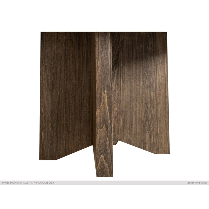 Evelio Round Solid Wood Dining Table