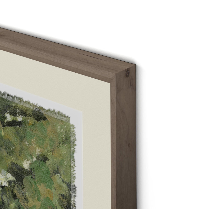 Still Waters Painting by Brittany Smith, Dark Brown, 15.5" H x 18" W