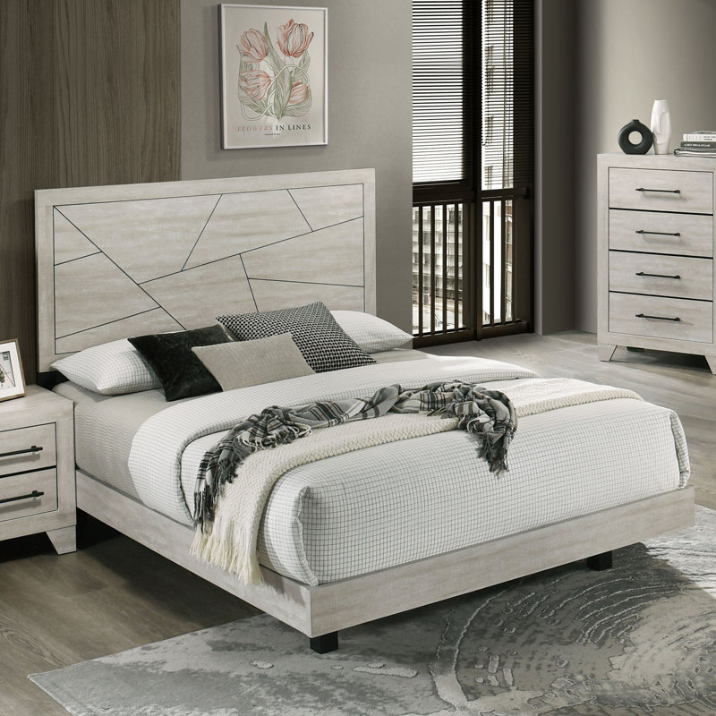 Jun Panel Bed, Queen