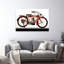 1916, art indien 221Cc, modèle K, poids plume, moto, paysage abstrait classique, art mural-27516577