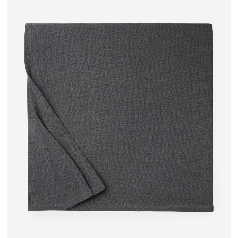 Cetara Cotton Blanket, Twin, Asphalt