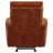Trask Burnt Orange Glider Recliner