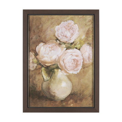 Fragrant Bloom  By  Studio Hand-Embellished Textured Framed Artwork Matted