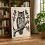 Owl in Balance Botanical - Wrapped Canvas-1562929689-1562929695