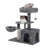 Plush Cat Tree Tower With Large Condo, Hammock And Sisal Scratching Post