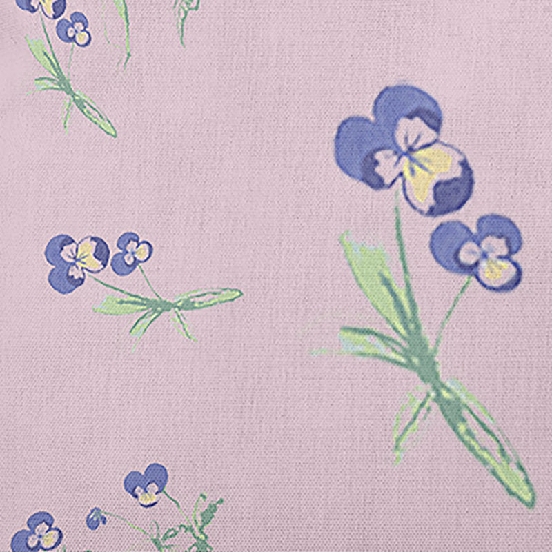 Coussin décoratif floral intérieur / extérieur en polyester, H 20 po x l 20 po, Carré