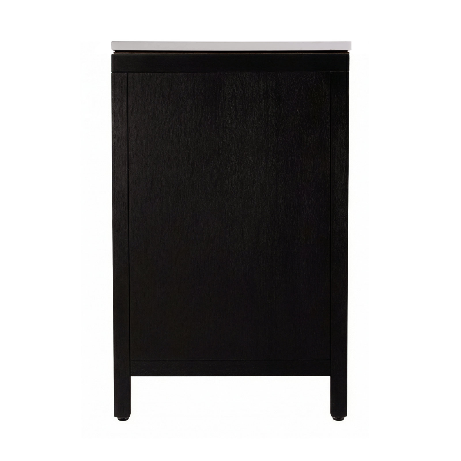 Celine 24" Carrara Marble Single Bathroom Vanity, Brown