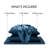 Satin Midnight Blue 100% Satin Luxury Wrinkle Resistant 6-Piece Full Sheet Set-111014611-111014589