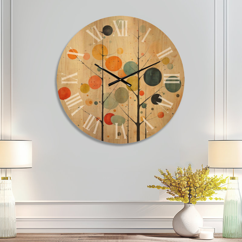Horloge murale Mid-Century, Medium