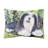 Bearded Collie Outdoor Reversible Throw Pillow