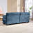 84" Chenille Upholstered Loveseat Sofa with Memory Foam Cushions and Pocketed Coil Springs-1532581269