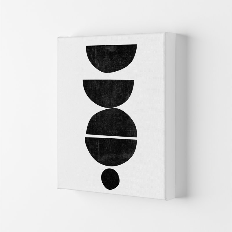 Mid Century Abstract Shapes Original - Print, No Frame, 59cm H x 42cm W x 1cm D