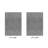 Makaylynn Premium 100% Cotton 2155 GSM 2-Piece Bath Rug Set, OEKO-TEX® Certified, Non-Slip Spray Latex Backing, Plush Tufted, Super Absorbent, Machine Washable Bathroom Rugs, Gray-97762379-97762383