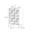 Armoire d'appoint moderne en bois massif-887249106
