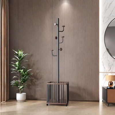 Portemanteau en acier inoxydable 360 roues