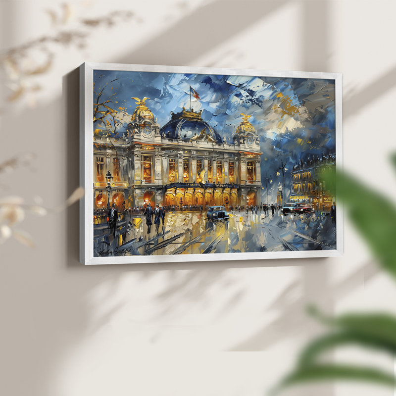 Paysage - Cxxv - Reproduction encadrée - réarmable, H 11 po x l 14 po, Blanc