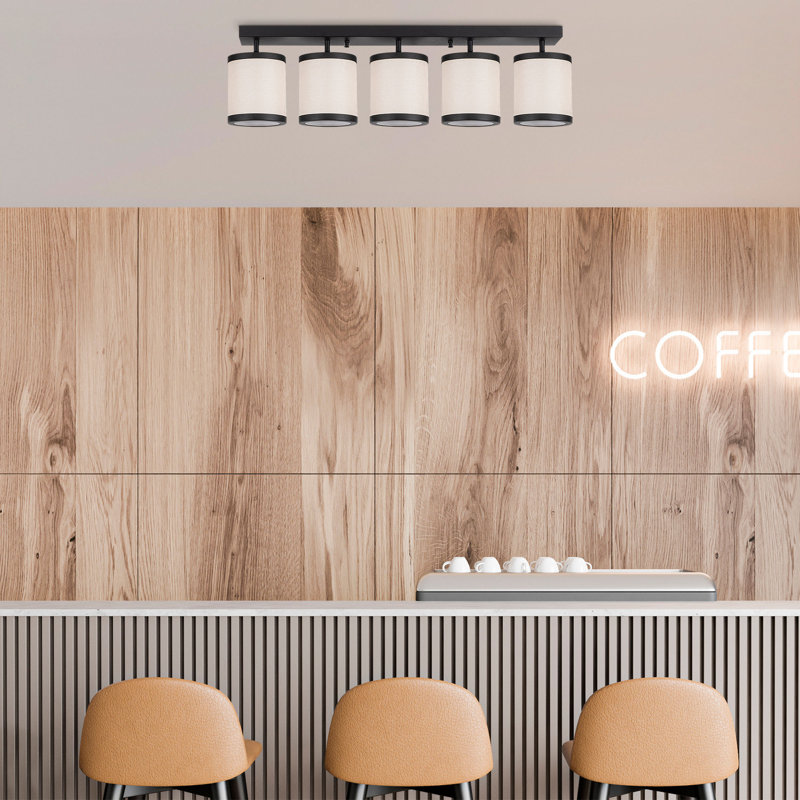 Luminaire suspendu pour îlot de cuisine 5 lumières