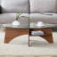 Table basse ovale en verre trempé-773654135
