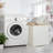Double Hamper With Lid, Two Removable Liners & Bamboo Handles, 2-Section Laundry Basket For Bedroom, Bath Or Laundry Room-1812015719
